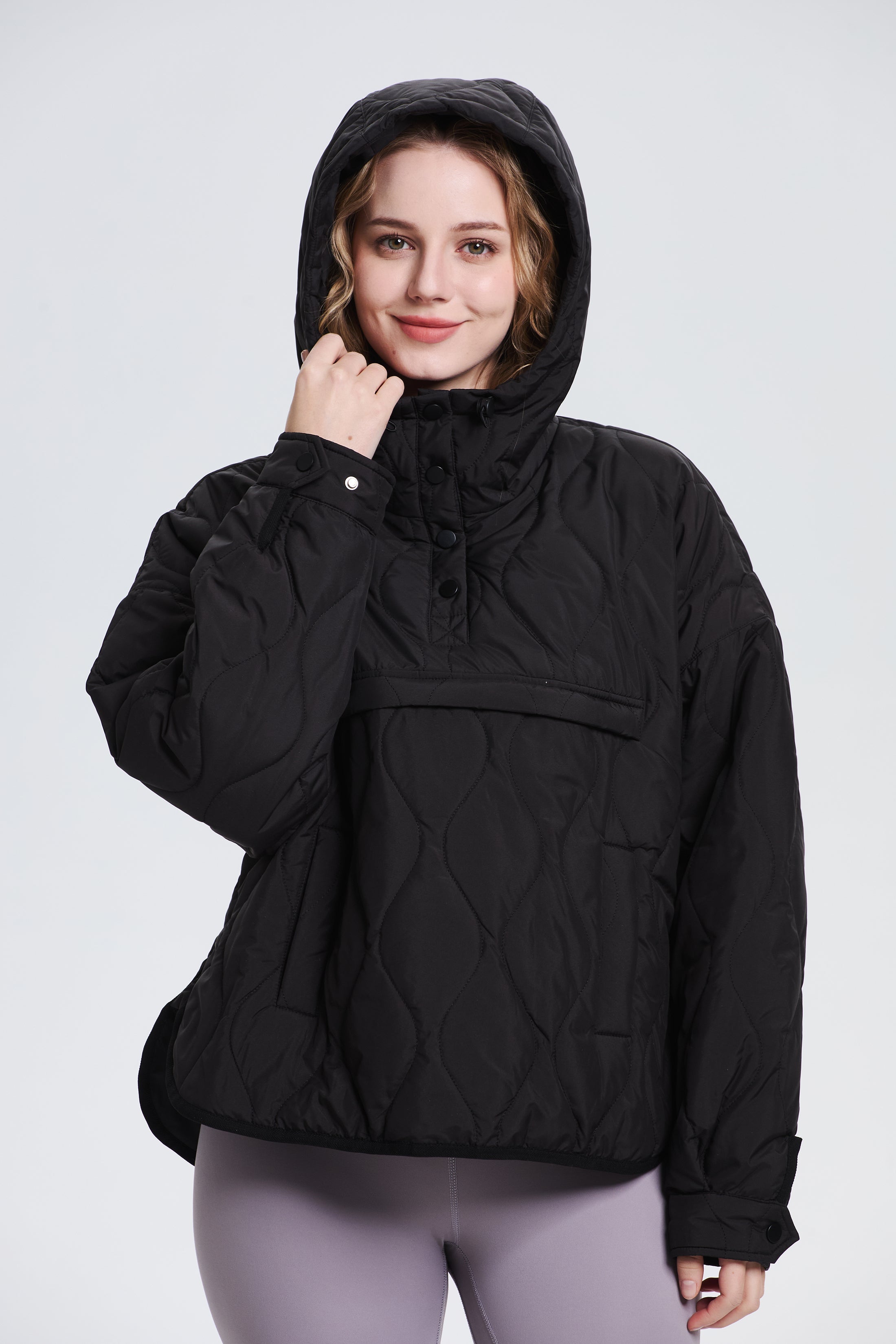 WILLOW | GIACCA A CAPPUCCIO QUILTED IMPERMEABILE