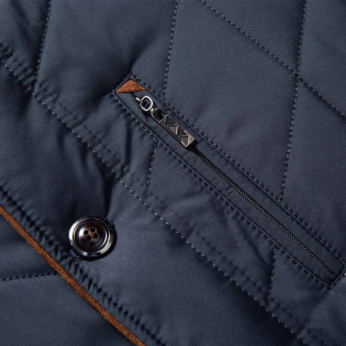 Alden | Giacca Invernale-Vest con Collo Alto