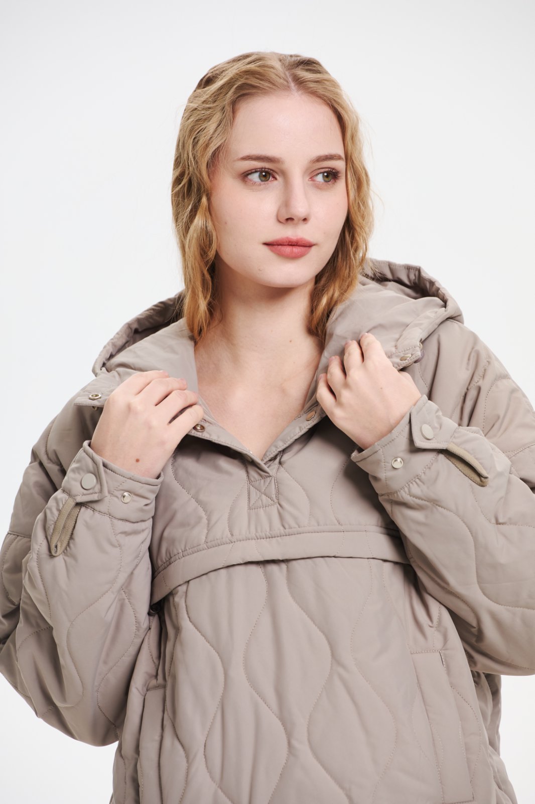 WILLOW | GIACCA A CAPPUCCIO QUILTED IMPERMEABILE
