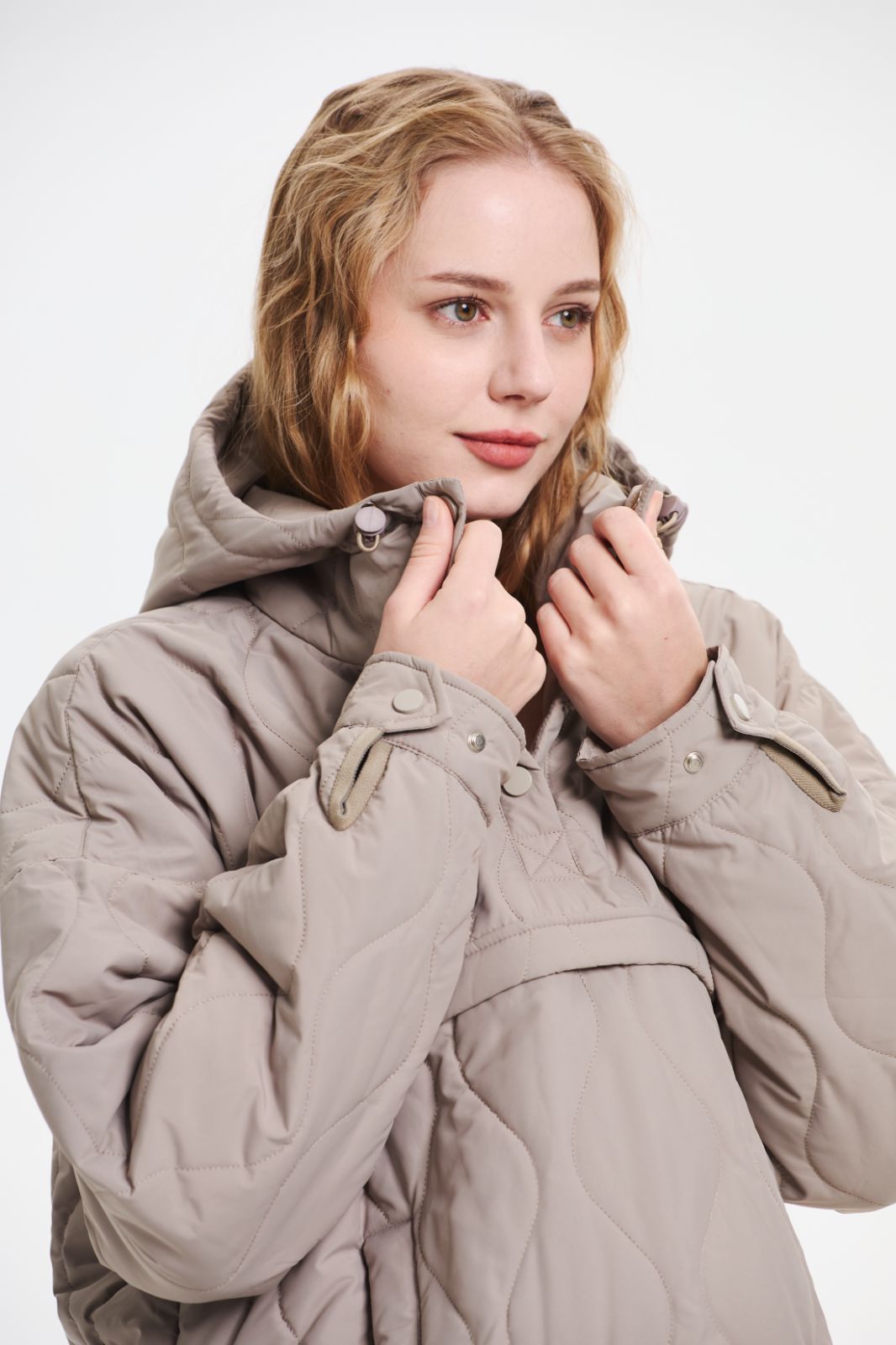 WILLOW | GIACCA A CAPPUCCIO QUILTED IMPERMEABILE