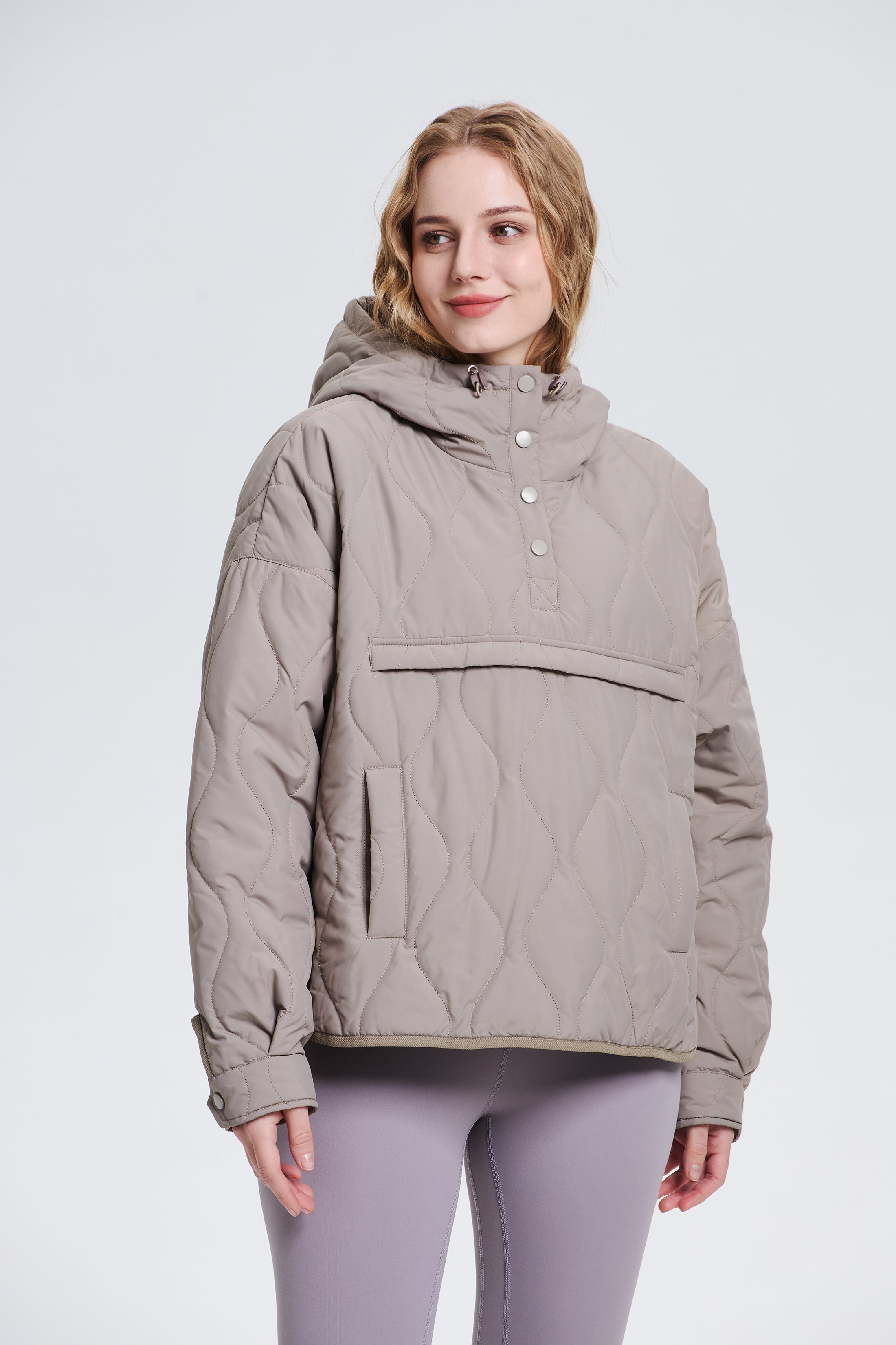 WILLOW | GIACCA A CAPPUCCIO QUILTED IMPERMEABILE