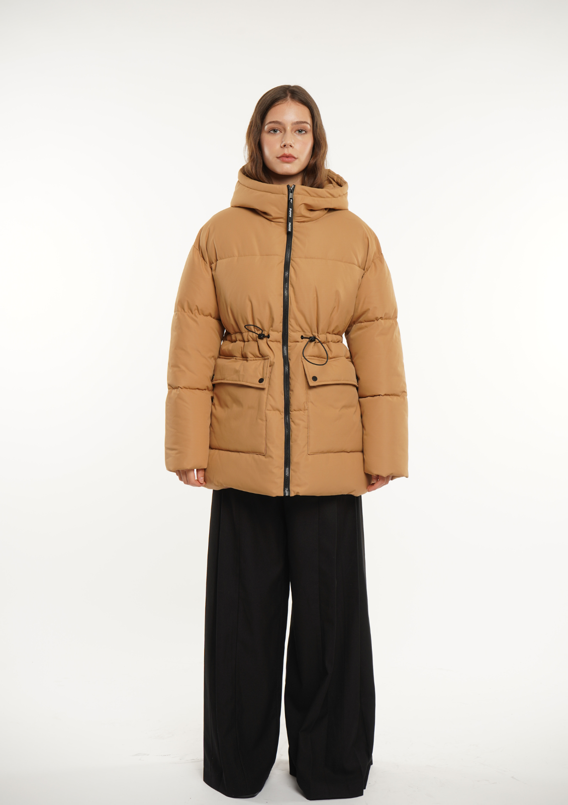 EVA | GIACCA PUFFER CON CAPPUCCIO IMPERMEABILE