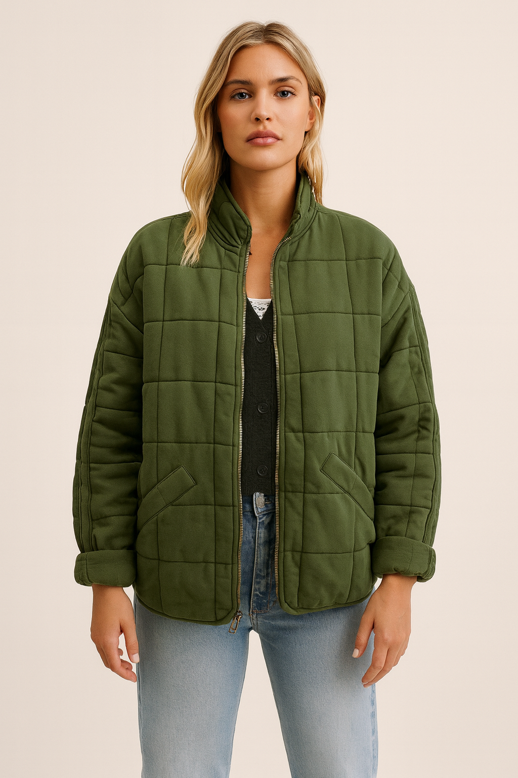 AUDREY - GIACCA OVERSIZED DI MEZZA STAGIONE