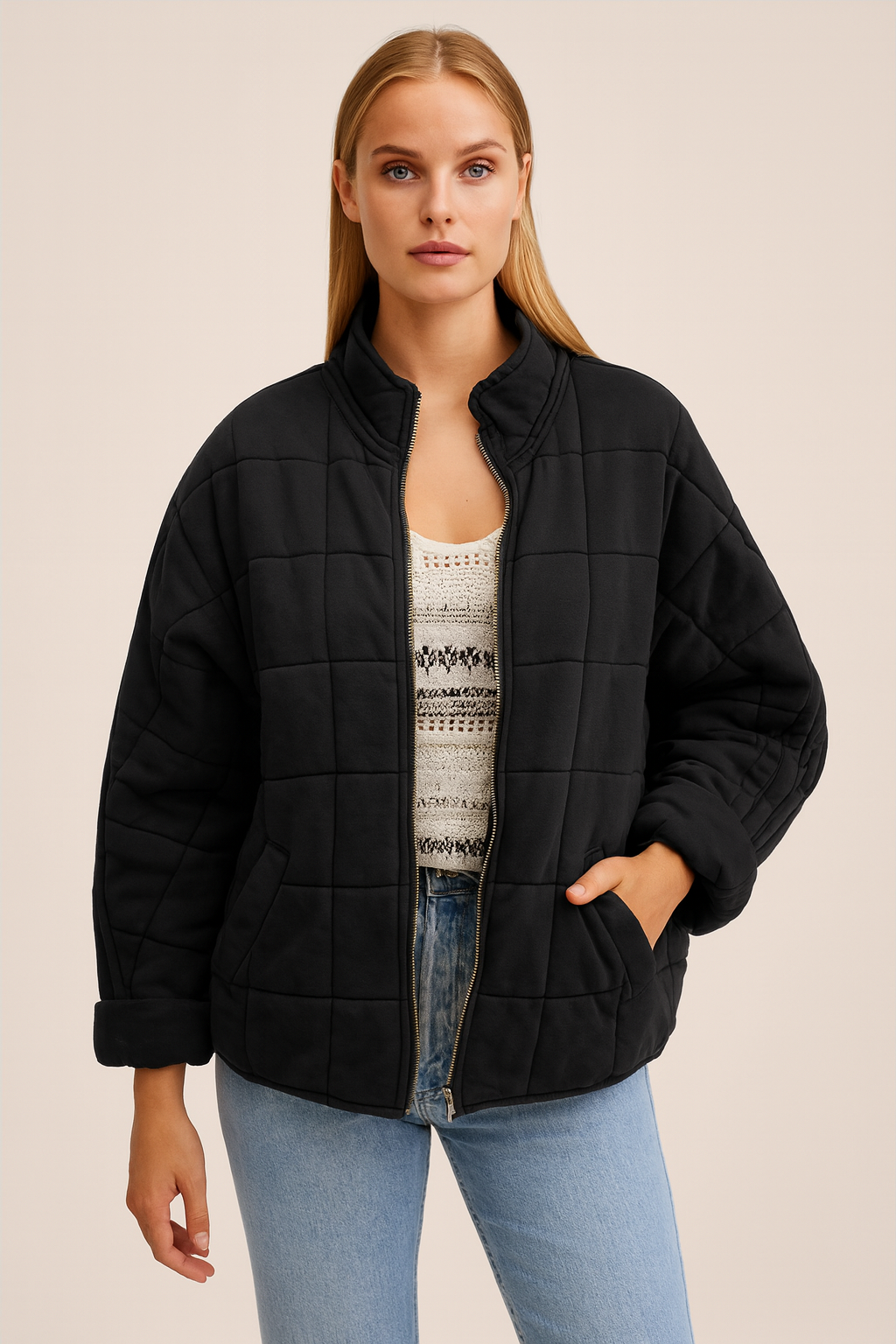 AUDREY - GIACCA OVERSIZED DI MEZZA STAGIONE