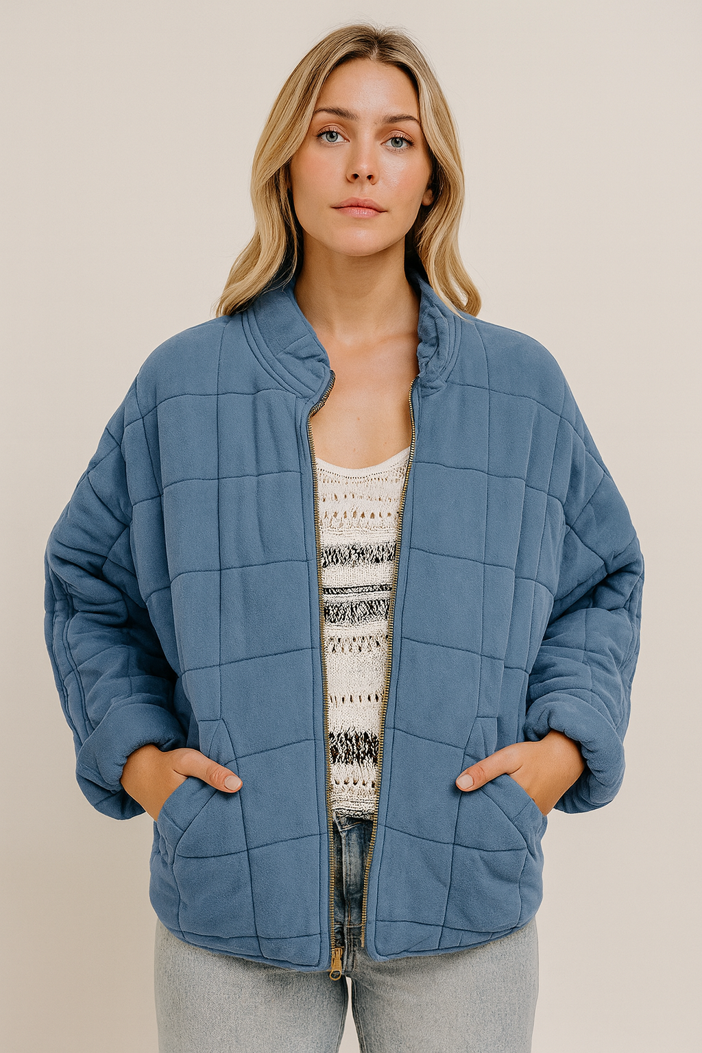 AUDREY - GIACCA OVERSIZED DI MEZZA STAGIONE