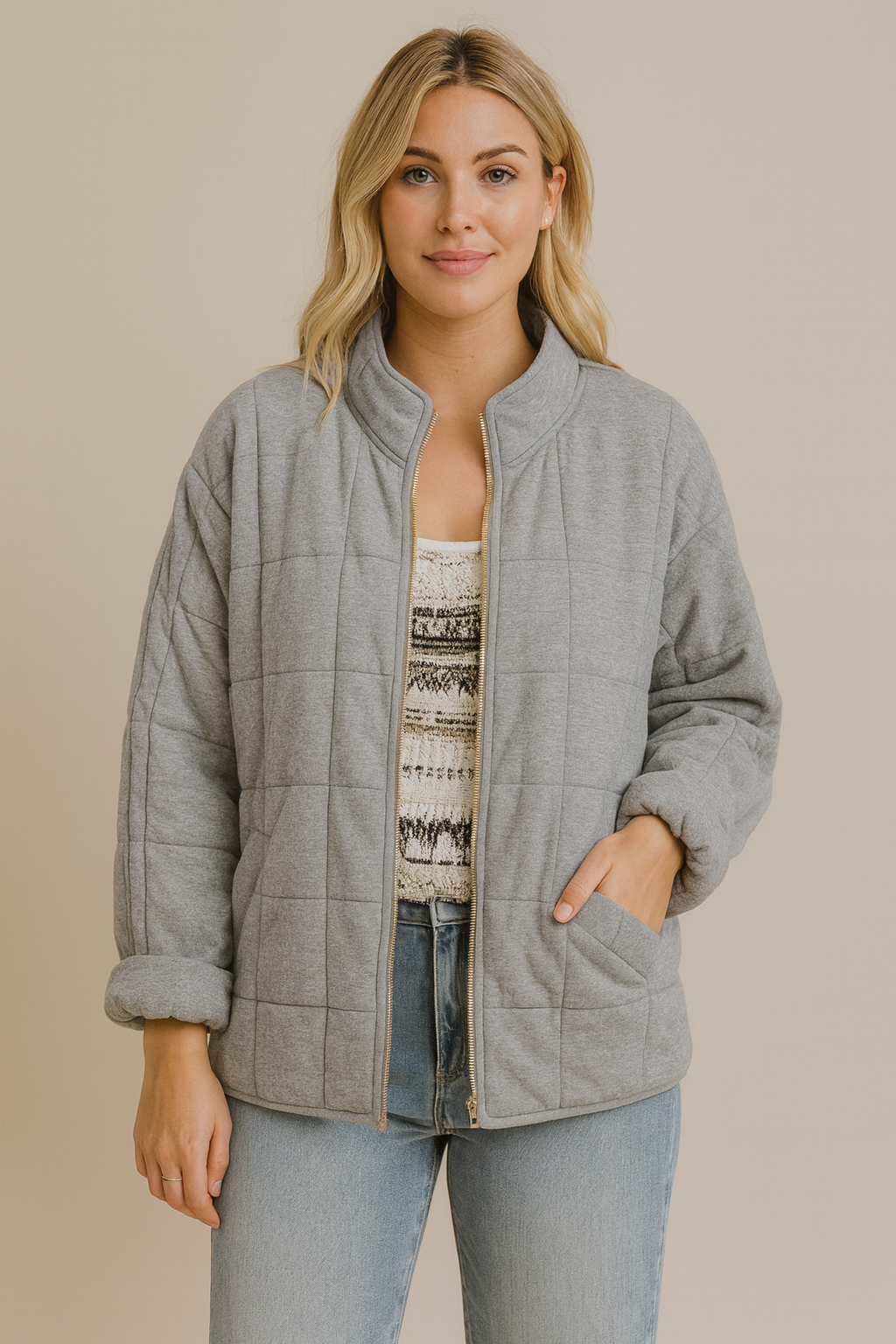 AUDREY - GIACCA OVERSIZED DI MEZZA STAGIONE