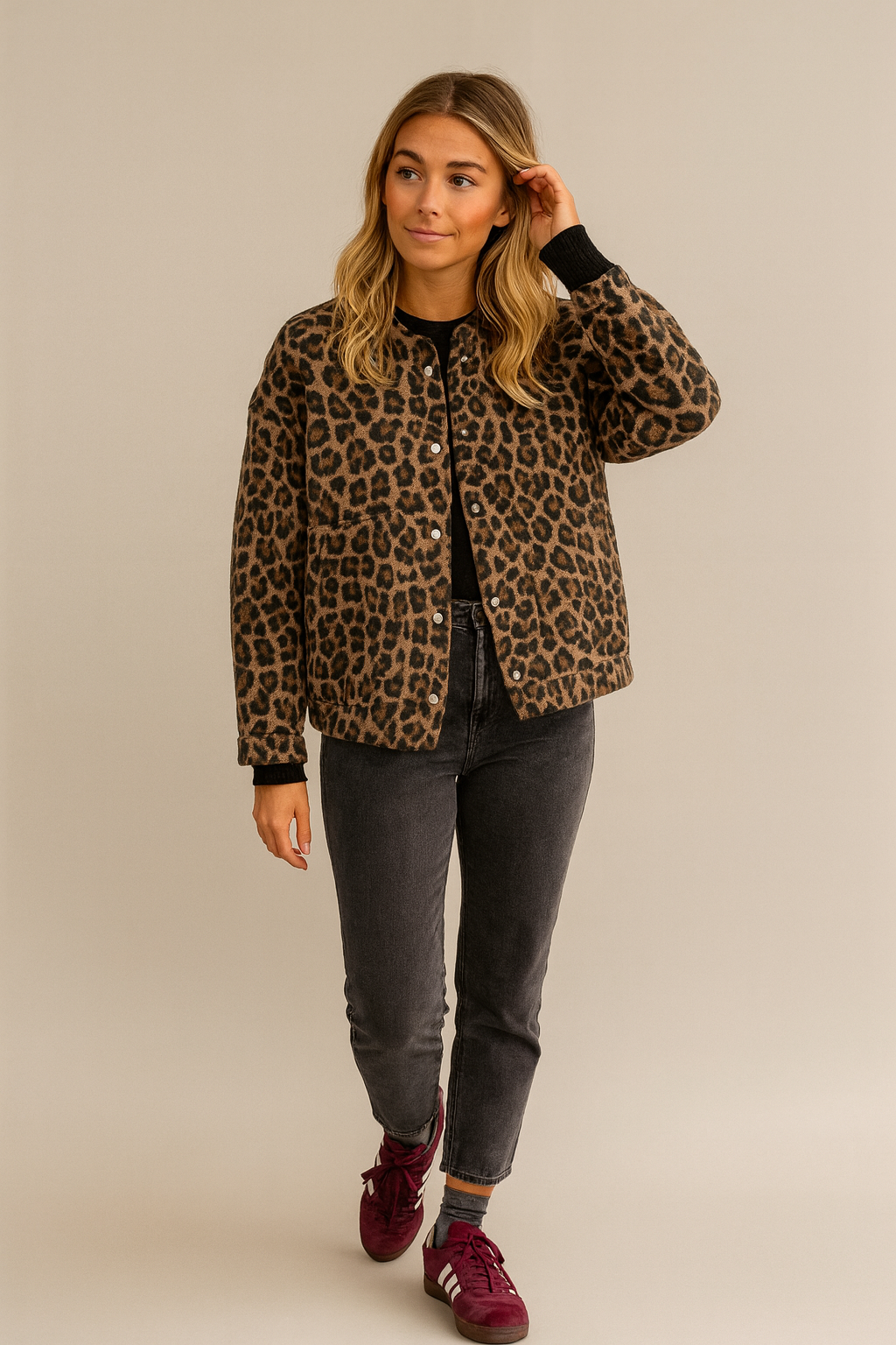 CHARLENE | GIACCA LEOPARDO