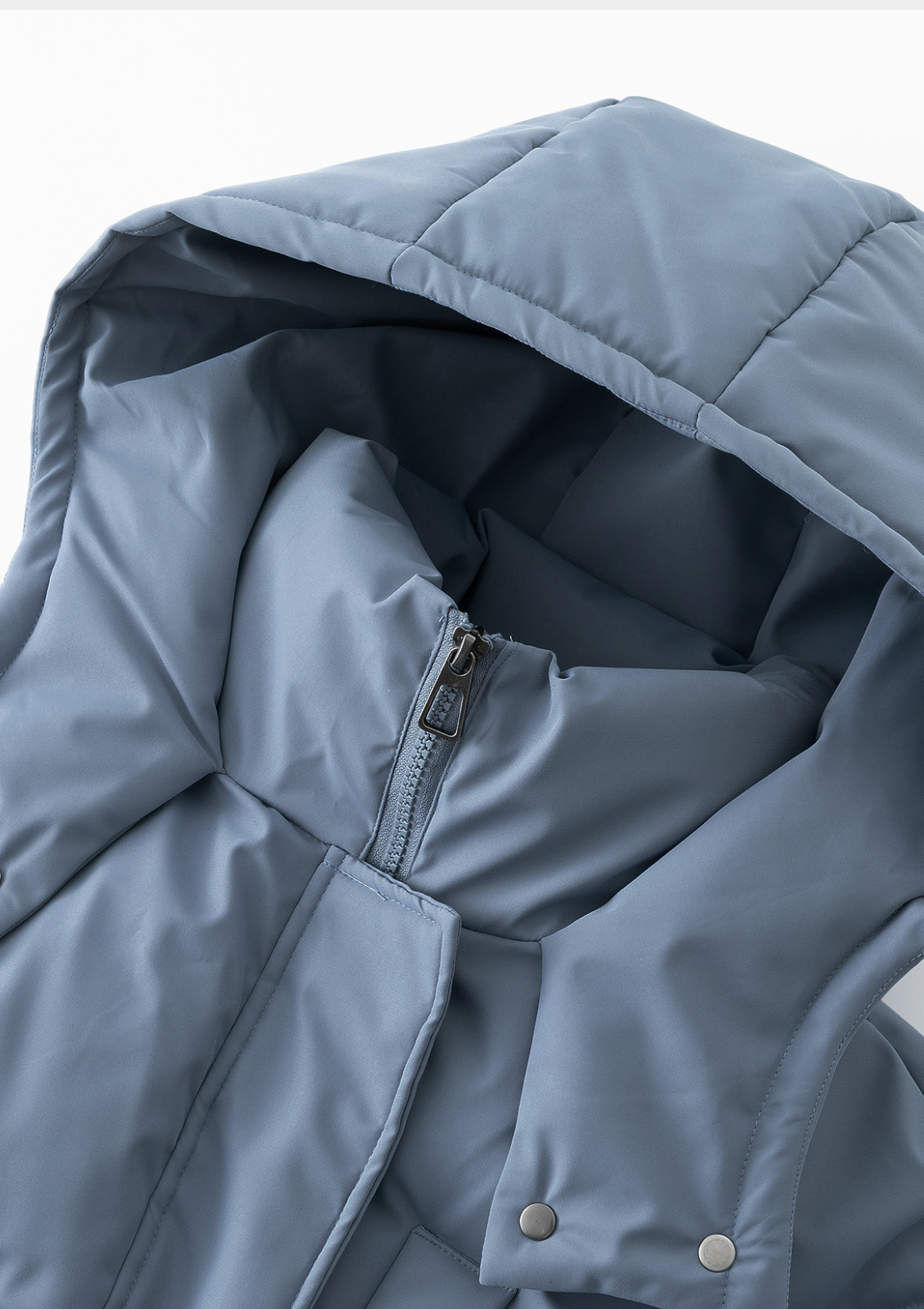 LUNA | GIACCA PUFFER LUNGA CON CAPPUCCIO
