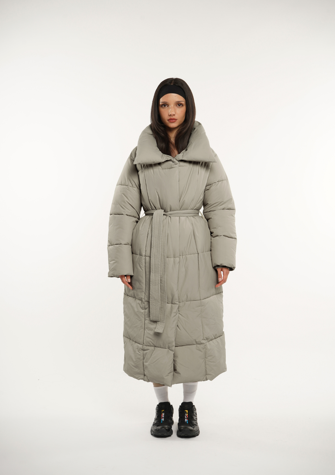 BLAIRE | GIACCA PUFFER CON BOTTONI A BULLET EXTRA LUNGA