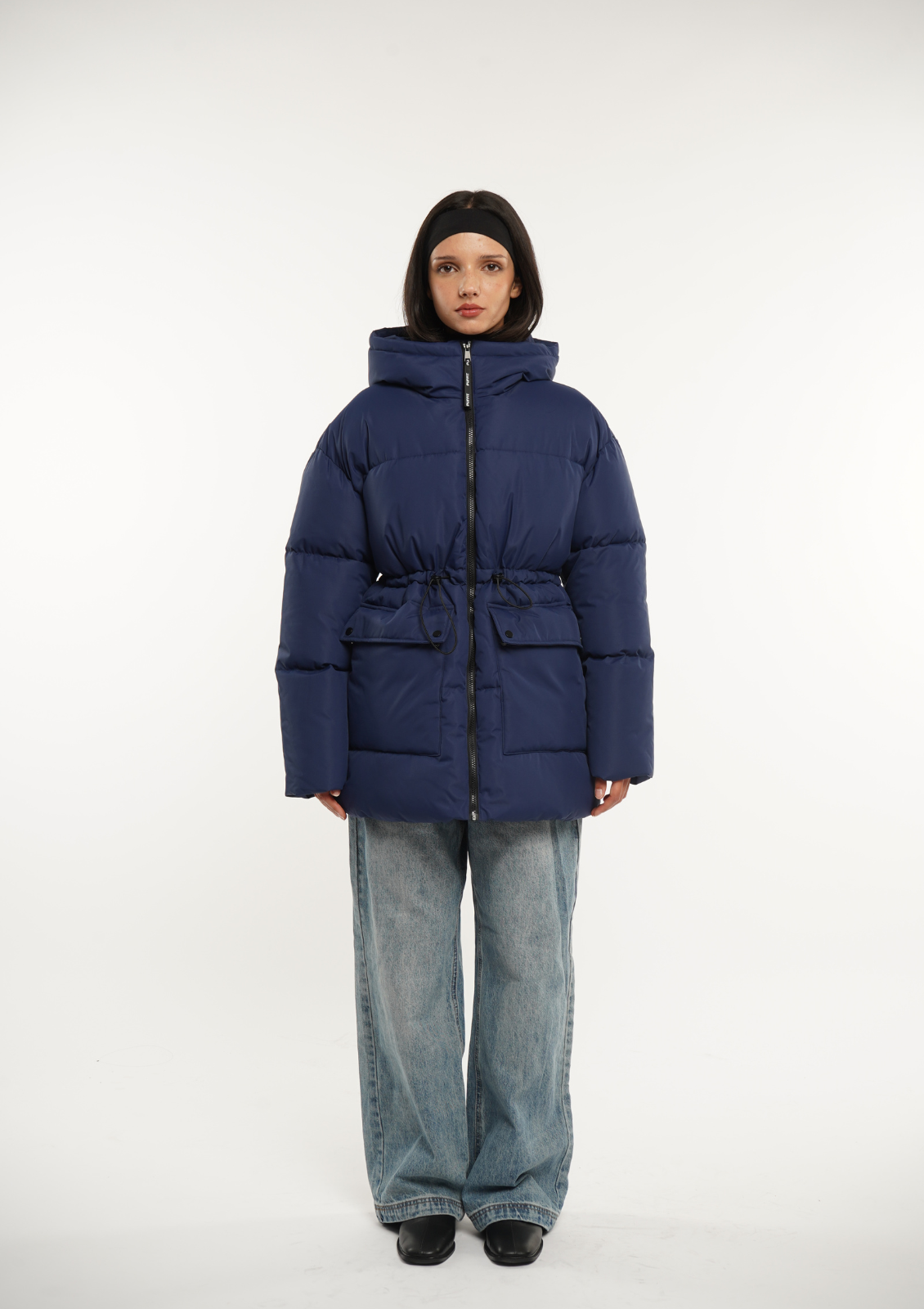 EVA | GIACCA PUFFER CON CAPPUCCIO IMPERMEABILE